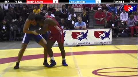 2011 U.S. Open FRI GR 74 KG: Justin Lester vs. Joe Uccellini Champ. Round 3