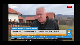 Kurir Tv - Gvozden Nikolić Dobitnik Sretenjskog Ordena