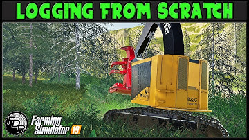 All Bunched And Ready - Logging From Scratch 220 - Farming Simulator 2019 - FDR Logging