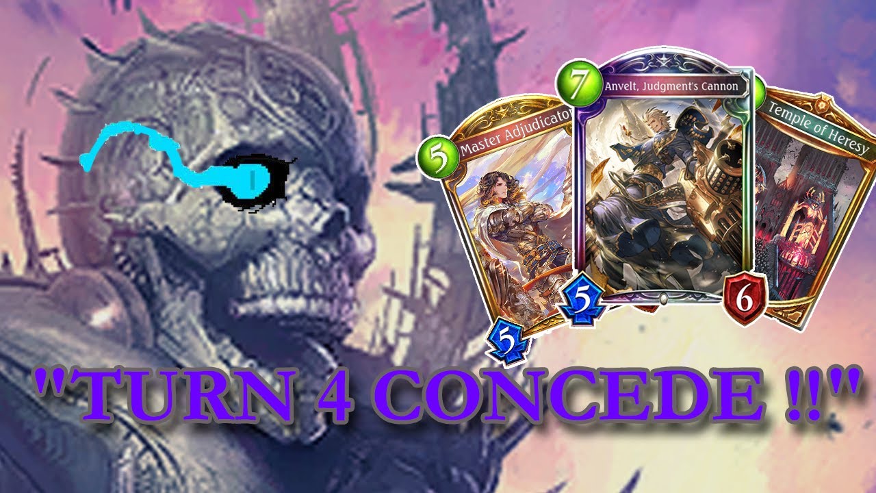 [SHADOWVERSE] Skullfane Highroll That Would Make Your Opponent Top Left. SOR Unlimited.