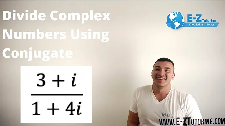 Divide Complex Numbers Using Conjugate - Algebra 2 - E-Z Tutoring