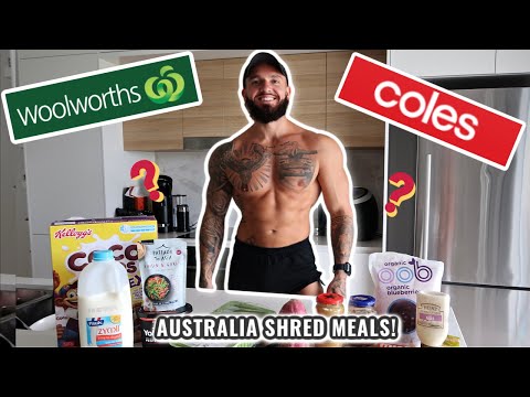 AUSTRALIAN SHRED MEALS | WHAT I EAT IN A DAY TO LOSE BODY-FAT!! **2600 CALORIES**
