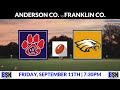 Football: Anderson Co. vs Franklin County