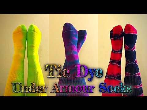 Comment Tie Dye Chaussettes