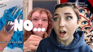 Reacting to CHAOTIC Beauty Videos AHHHH by Hannah Forcier 548 views 1 month ago 13 minutes, 46 seconds