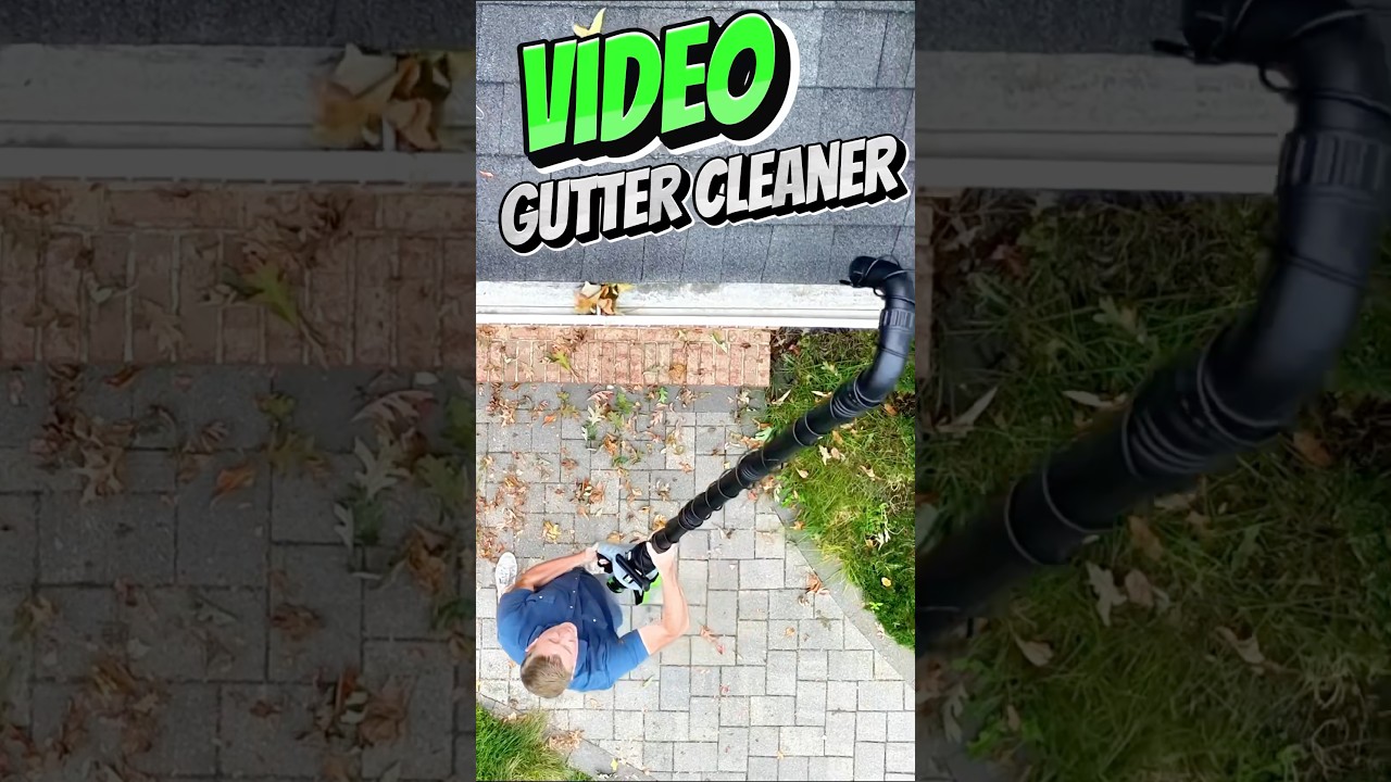 Best Way to Clean Gutters - NO LADDER