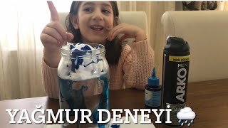 Yağmur Deneyi Yağmur Nasıl Yağar ? How To Make Rain Science Experiment