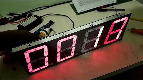 Display Programável Contador Temporizador Placar