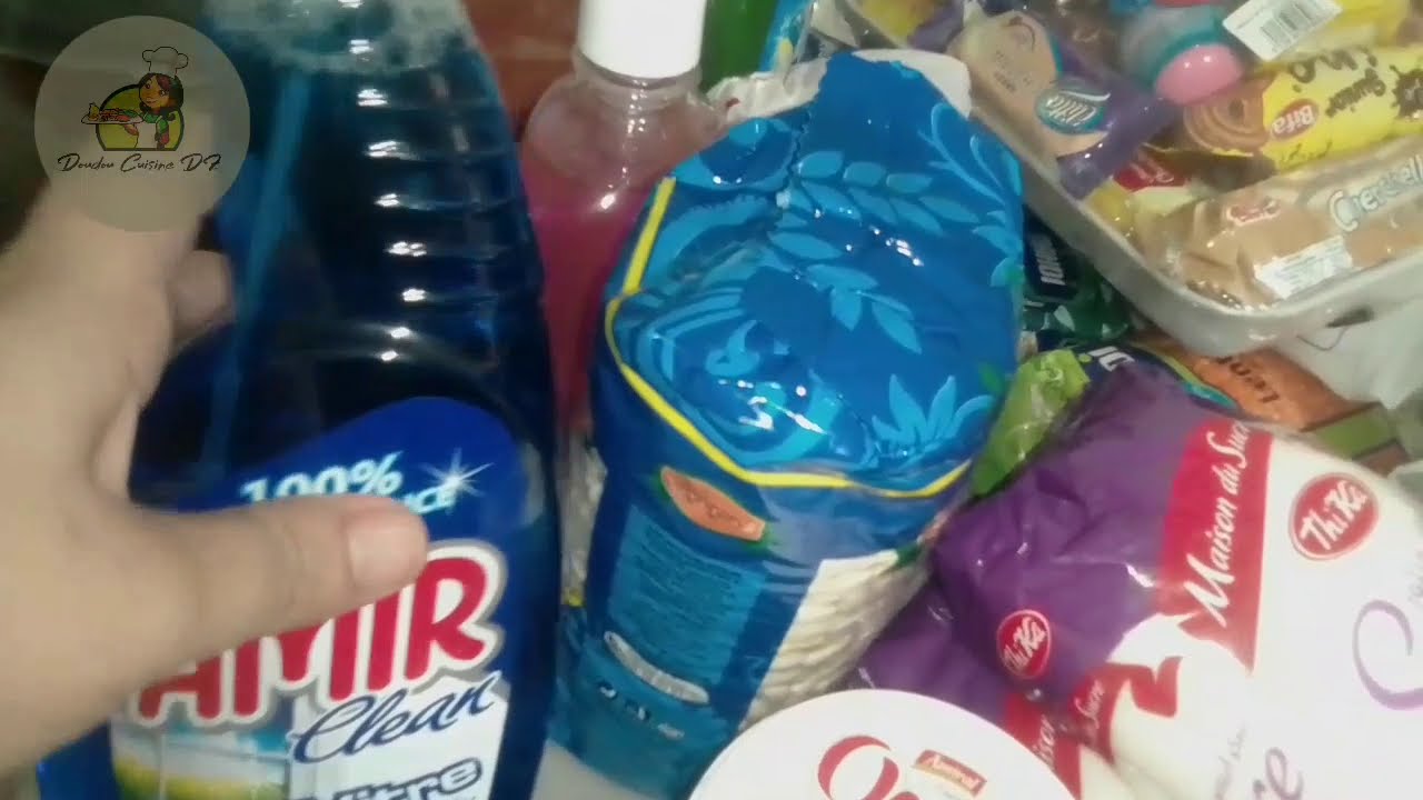 مشترياتي الشهرية للمواد الغذائية 👍 كيفاش راني نصرف !؟ أدخلي تعرفي