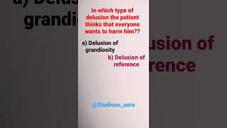 #studiousaura #mentalhealthnursing #psychology #nursing #psychiatricnursing #shorts