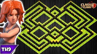 New Town Hall 9 Farmingtrophy Base 2017 Th9 Hybrid Dark Base With Replays - Clash Of Clanscoc