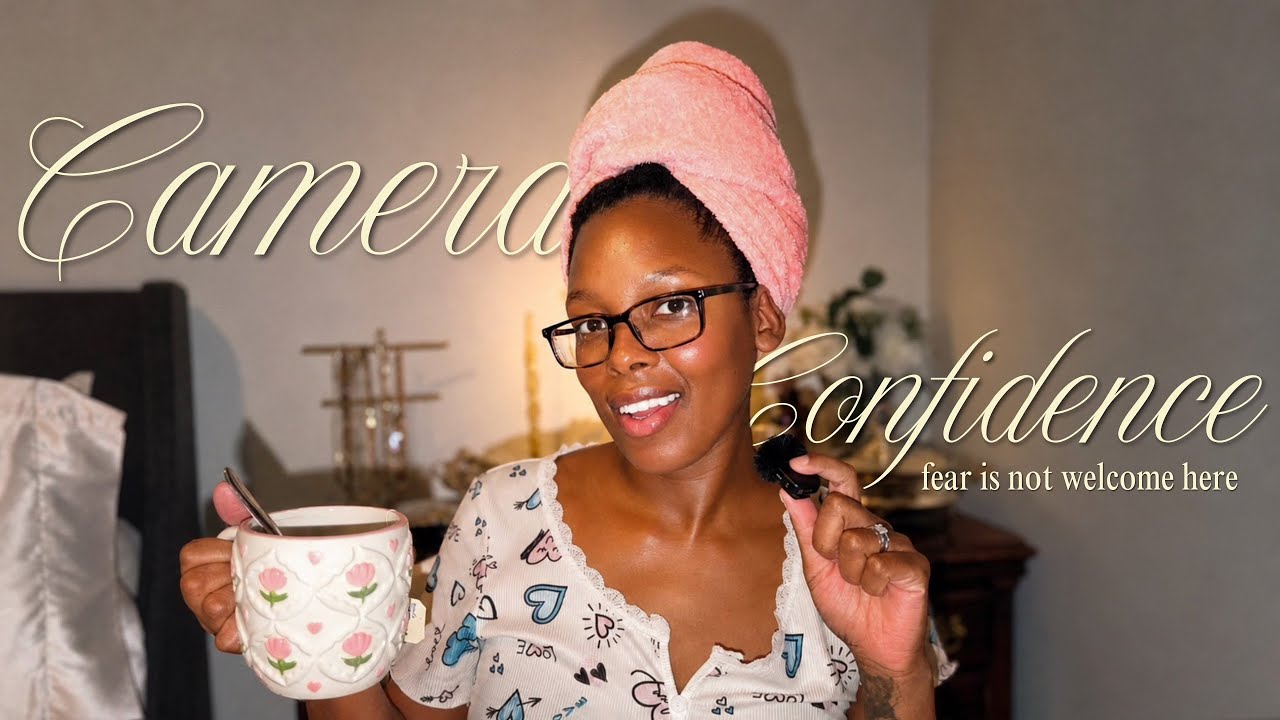 how I overcame camera shyness, being comfortable on camera, learning to ...