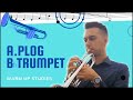 Warm up a plog bb trumpet to the middle g