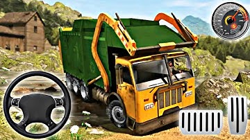 Garbage Truck Driving Games 3D | Trash Cleaning Dump Truck - Android Gameplay