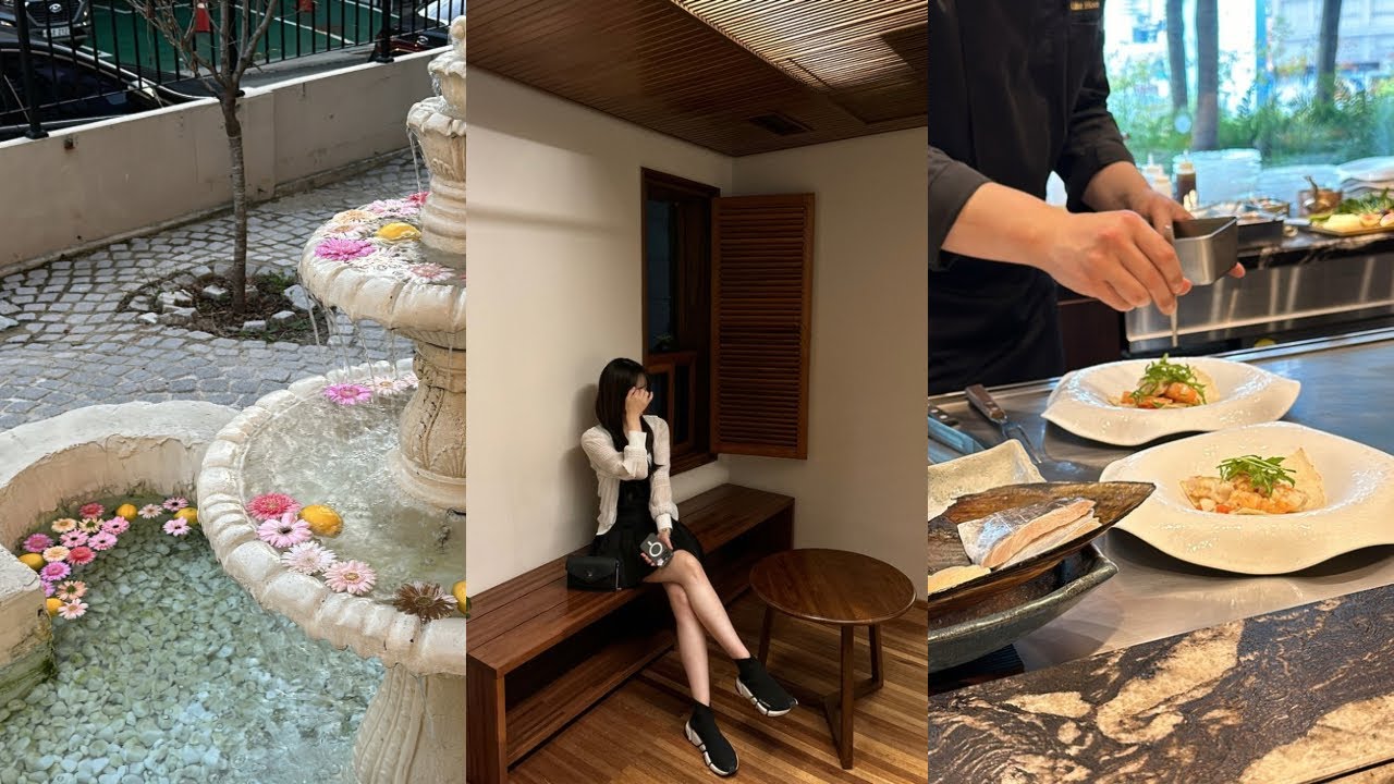 vlog.프리랜서 일상 브이로그| 센텀 신세계. 에르메스🛍️ | 대구 관광객ver. 소품샵. 카페 투어 | 부산 파라다이스 사카에 테판야끼🍢. 자연도 소금빵🥐