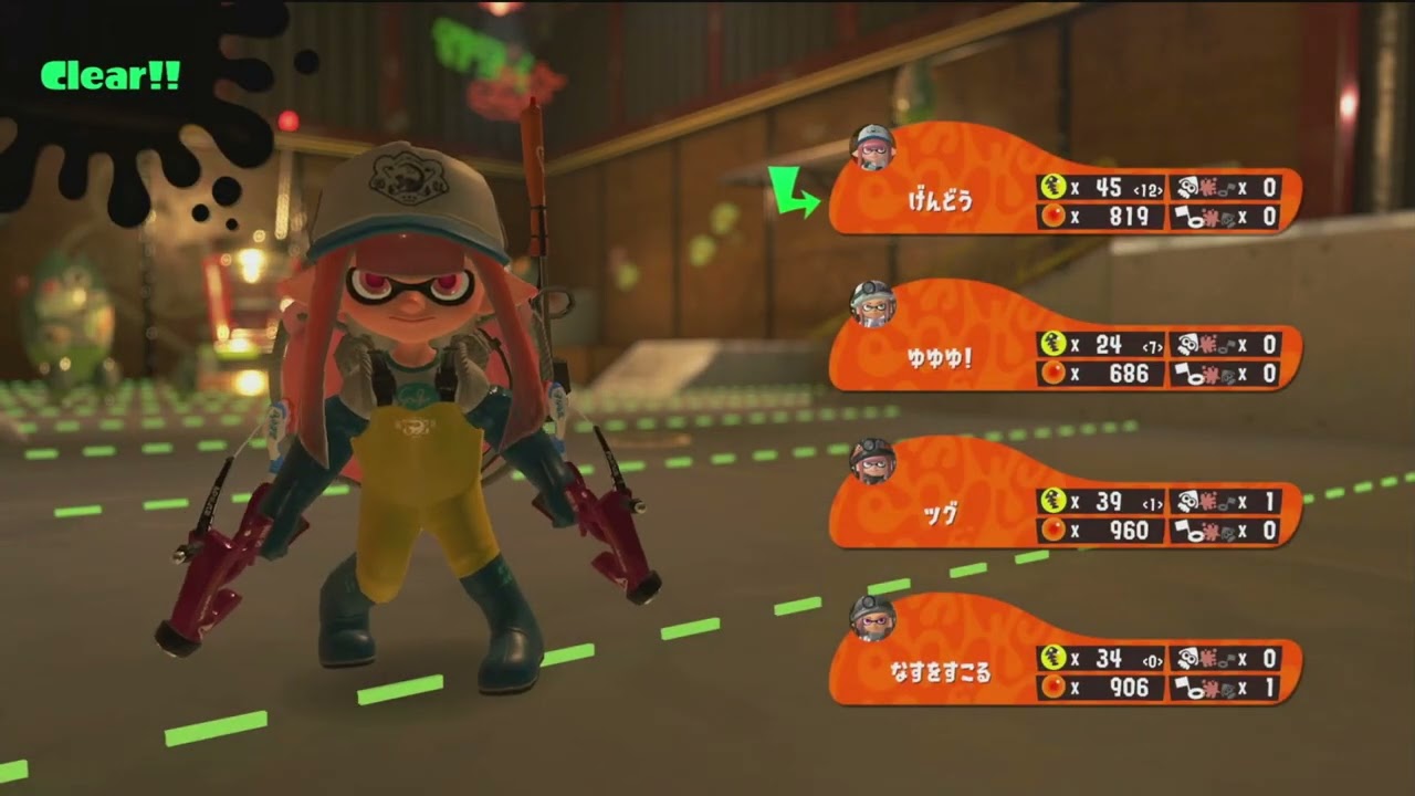 【スプラ3】朝活あーだこーだサモラン。(ドンブラコ：スパッタリー、傘、デンタル、ソイチュ)