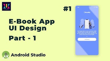 Ebook App UI Design Part - 1 | Android UI Design Tutorial | UiUX Tutorial