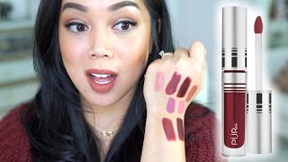 PUR Cosmetics Velvet Matte Liquid Lipsticks Review - itsjudytime