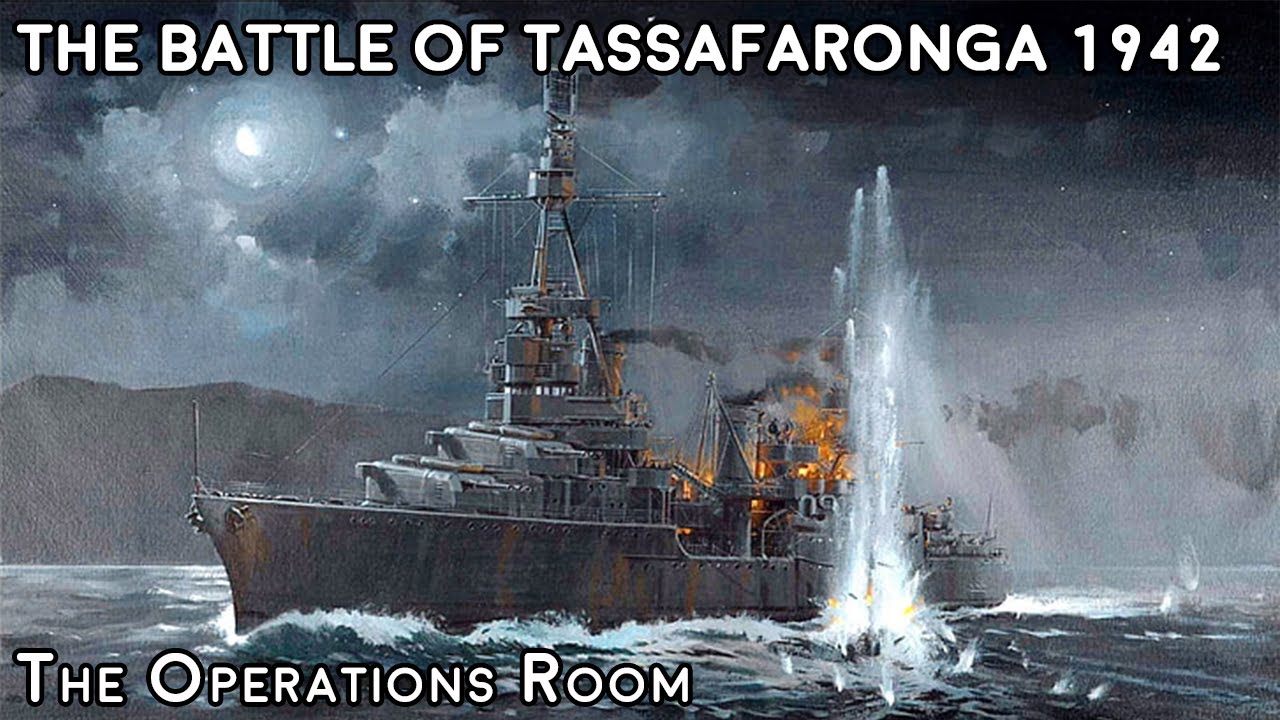 The Battle of Tassafaronga 1942 - US Heavy Cruisers chase down the Japanese Destroyers - Animated, on YouTube