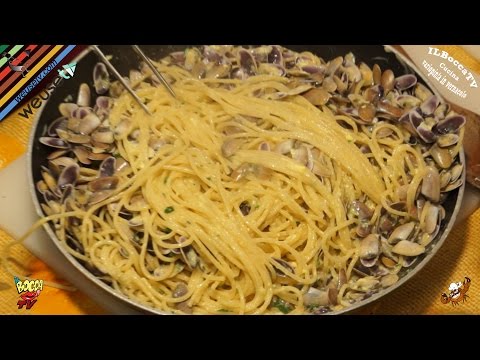 61 -  Spaghetti alle arselle...sapori alle stelle! (primo piatto facile buonissimo ed economico )