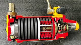 FUNCTIONAL CROSS SECTION OF A MECHANICAL SPRING STARTER