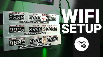 Back to the future clock - WIFI SETUP [ENG SUB]