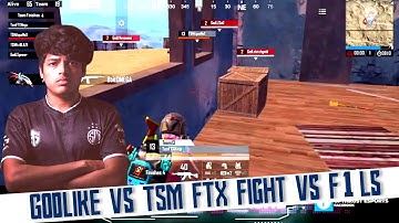 GODLIKE vs TSM FTX, F1LS Fight | GODLIKE Wipeout TSM FTX | Ninja 1v4 F1LS 🔥