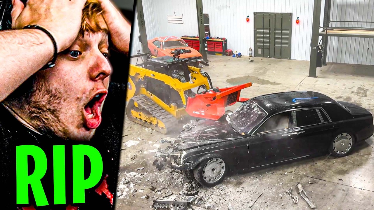 YOUTUBER ZDEMOLOVAL ROLLS ROYCE ZA 20 MILIONŮ