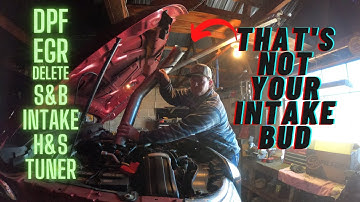 2014 F350 RACE MODE (we built a rocket ship!) DPF, EGR delete. S&B intake H&S TUNER IT