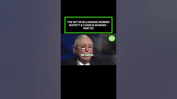 THE WIT OF BILLIONAIRE WARREN BUFFETT & CHARLIE MUNGER - PART 82