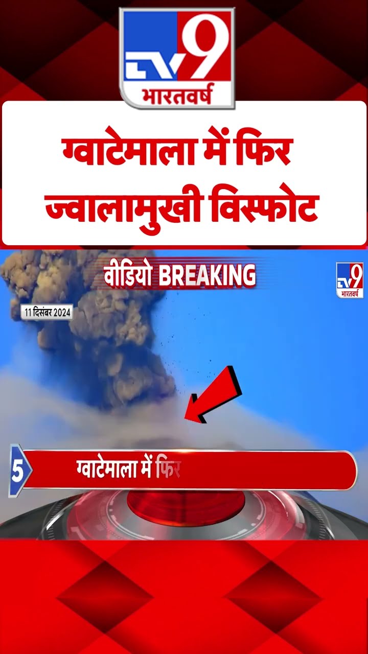 ग्वाटेमाला में फिर ज्वालामुखी विस्फोट | #shorts