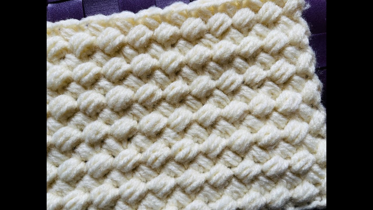 Crochet Blanket Stitch | ONE ROW REPEAT - YouTube