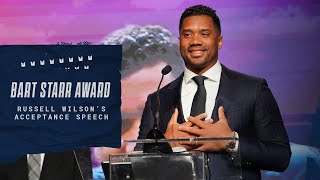 Russell Wilson Delivers 2022 Bart Starr Award Acceptance Speech | Seattle Seahawks