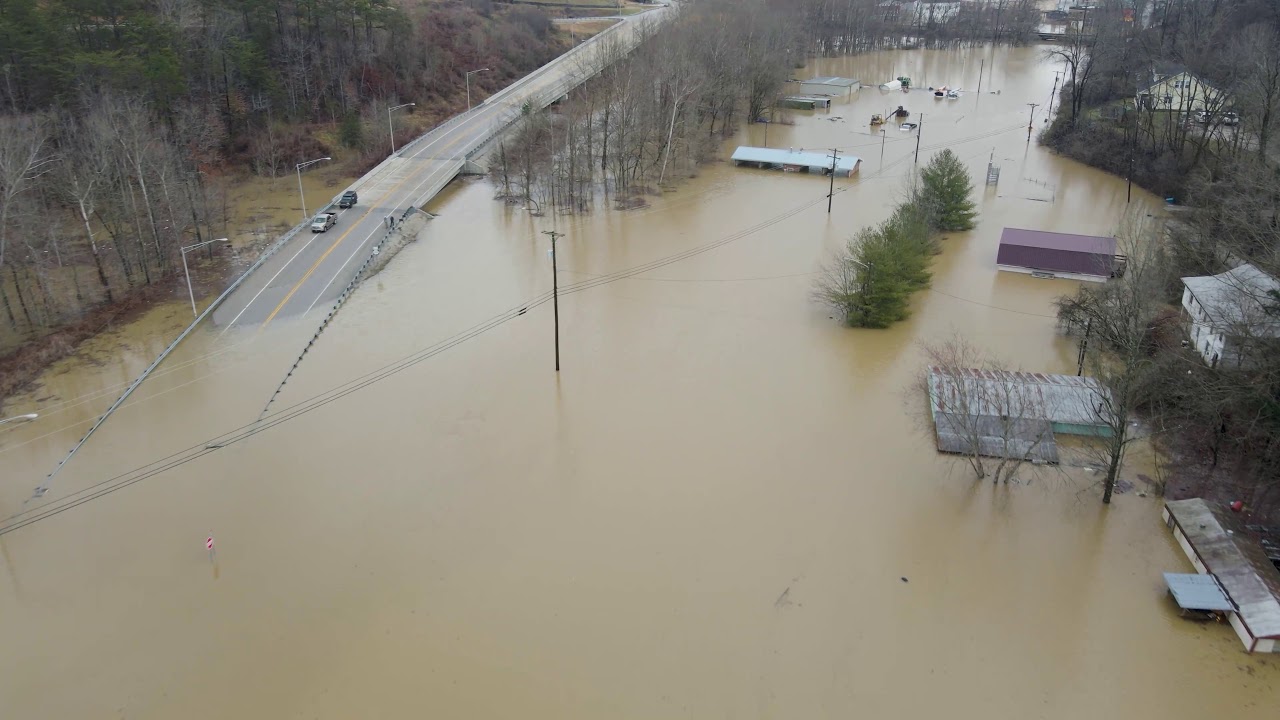 Beattyville, KY Flooding 312021 drone footage. YouTube