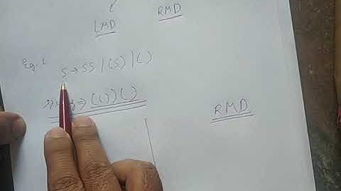 Parse Tree Example LMD