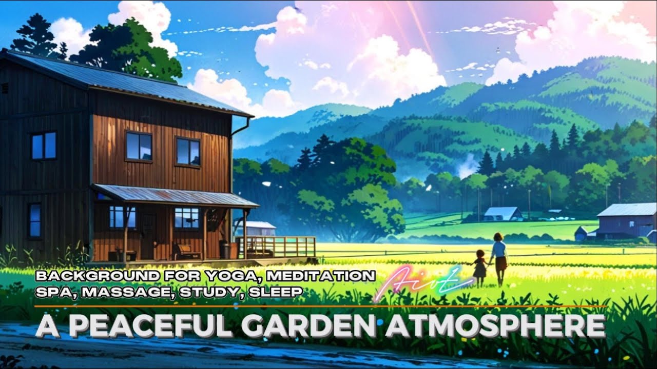 Relaxing Music 7 | AIOT ▪︎  Relieves stress 🌿 A Peaceful Garden Atmosphere ▪︎ Anime