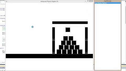 My first 2D Physics Engine Implementation