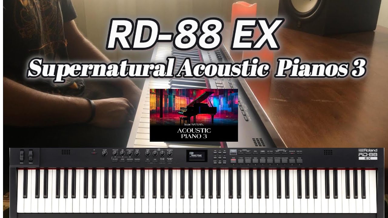 Roland RD-88 EX Supernatural Acoustic Pianos 3 Demo by Rabih Rihana