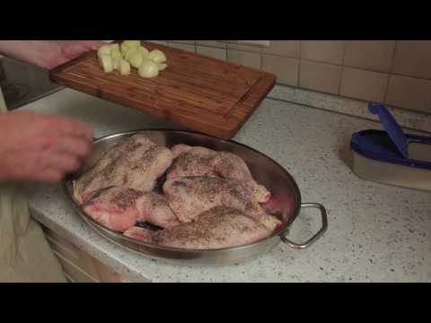 Hähnchenschenkel / Hähnchenkeulen aus dem Backofen | Chicken thighs | Grill Hähnchen. 