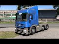 ETS 2 - Actros MP3 Transporting Plastic Pipes from Bern Part 1