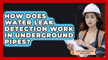 How Does Water Leak Detection Work In Underground Pipes? - Civil Engineering Explained