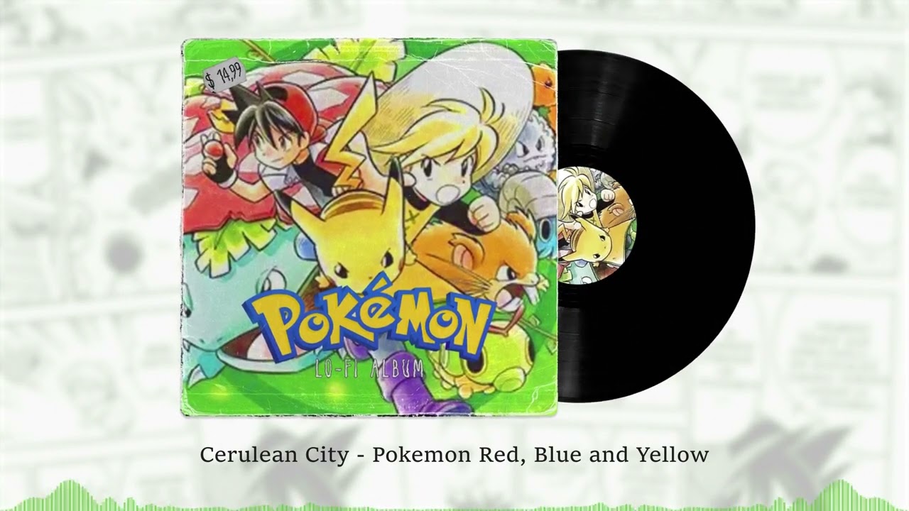 Cerulean City – Pokemon Red, Blue and Yellow Lo-Fi Version 🔴🔵🟡