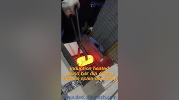 Descaling machine for various hot forging pieces scale cleaning