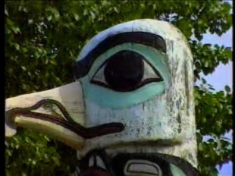 Totem di Whitehorse capitale dello Yukon