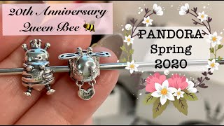 20th Anniversary Queen Bee 🐝 | PANDORA Spring 2020 mini-Haul 🌸