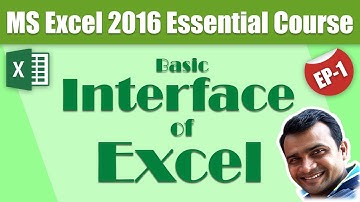Basic Interface of MS Excel # Introduction of Excel # Started Excel #Part-1