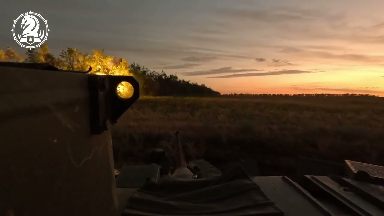 Pokrovsk - XX.07.2024. POV Of Bradley IFVs Of The 47th Brigade Fighting In The Pokrovsk Direction.