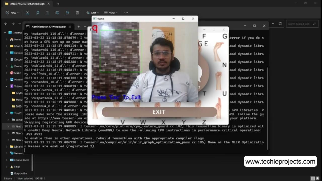 Sign Language to Text Conversion using Machine Learning | Audio to Text ...