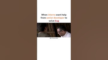 Interns To Senior Developers😂🤣