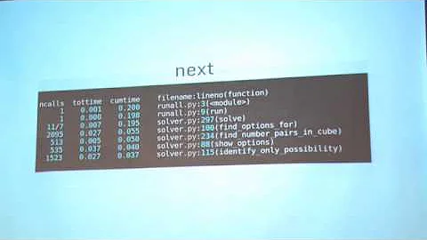 Daniel Nephin: Profiling Python (August 12, 2013)